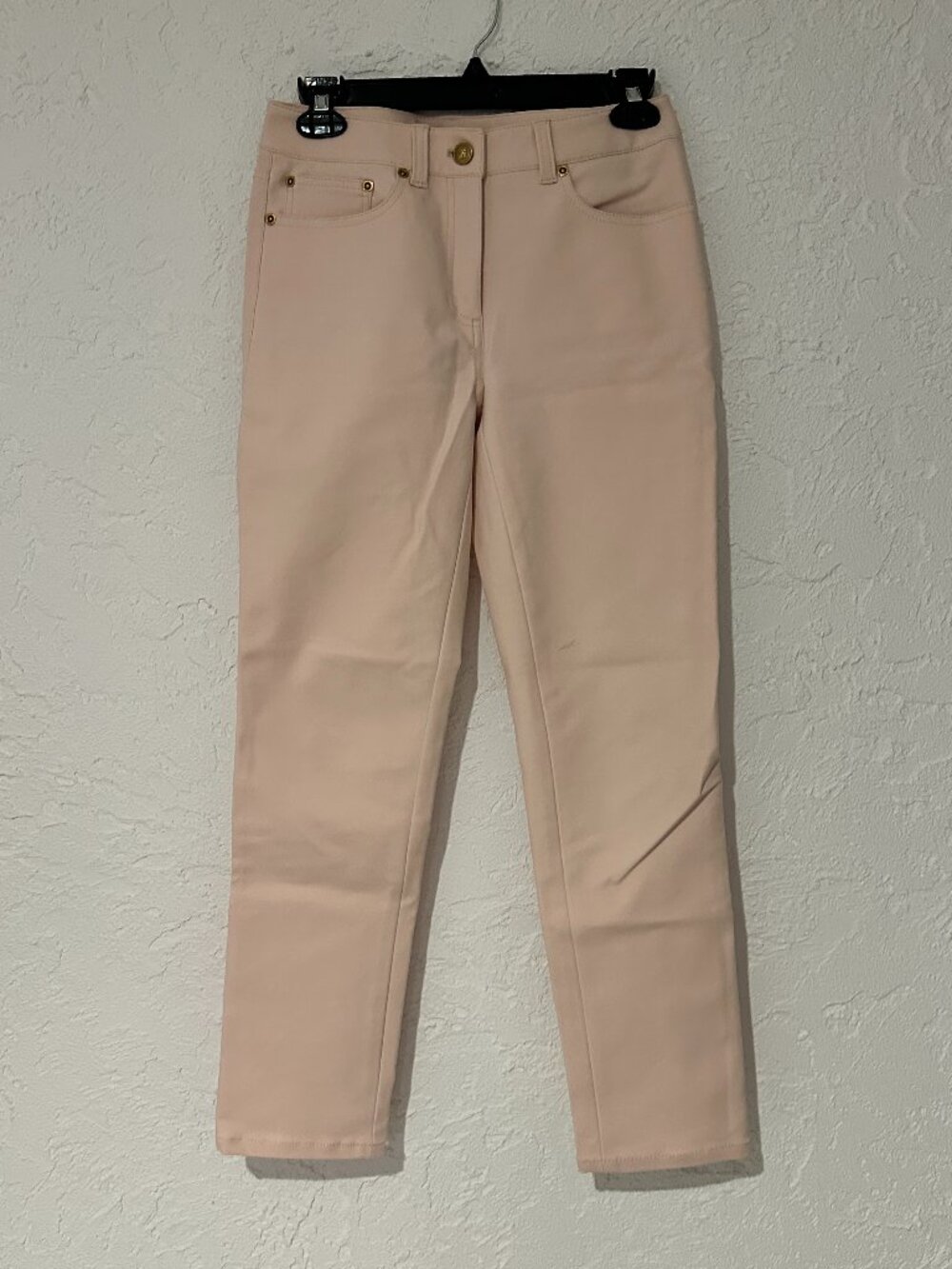 Tory Burch Blush Pink Stretch Skinny Pants Size 0